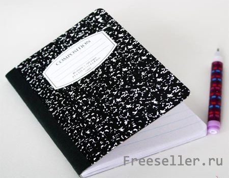Обложка для тетрадки своими руками