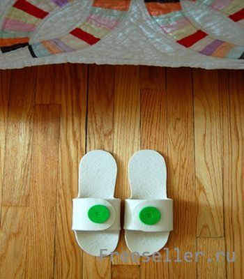 Домашние тапочки своими руками