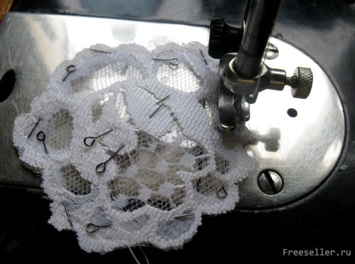 Серьги Цветок своими руками