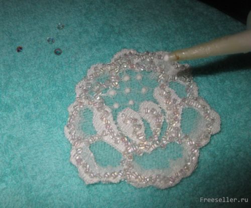 Серьги Цветок своими руками