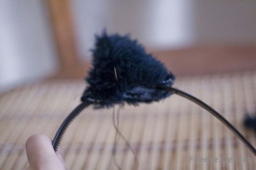 Изготовление кошачьих ушек своими руками: