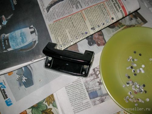 Витраж из конфетти