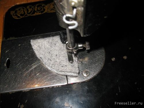 Самодельные меховые тапки для стула