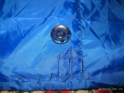 Самодельный пляжный коврик-сумка