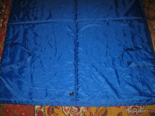 Самодельный пляжный коврик-сумка