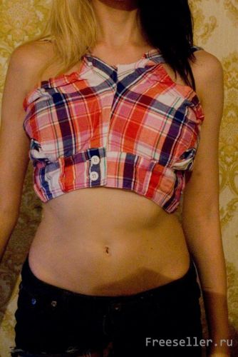 Самодельный топик из шорт