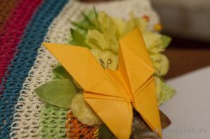 Как сделать бабочку в оригами