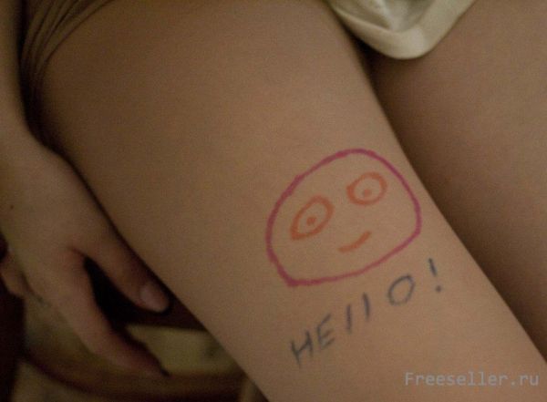 Рисунки на колготках своими руками