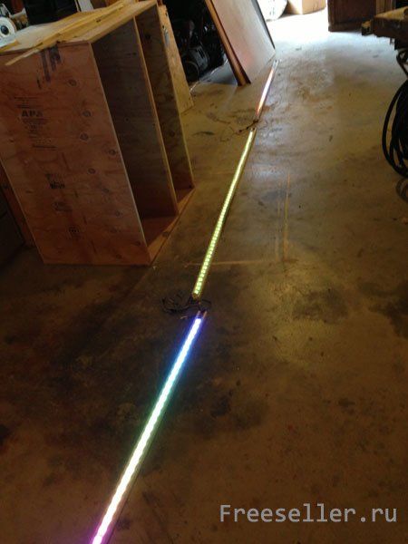 Монтаж программируемых диодных лент своими руками