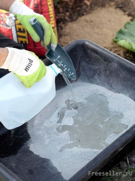 Самодельные дачные дорожки по форме листиков