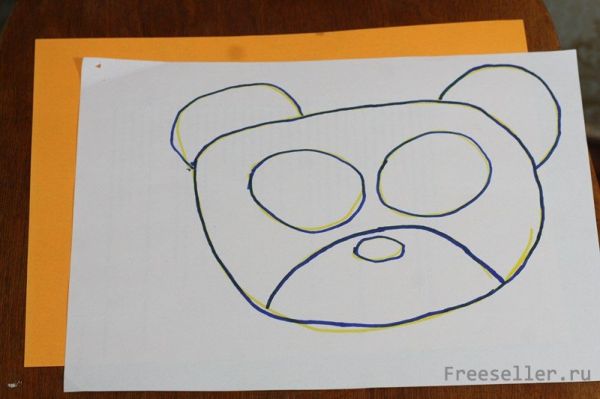 Изготовление фактурной маски медведя