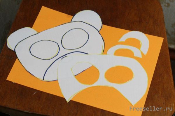 Изготовление фактурной маски медведя