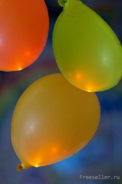 Светящиеся воздушные шарики своими руками