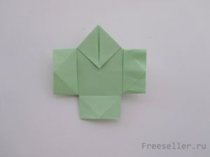 Якко-сан в технике «оригами»