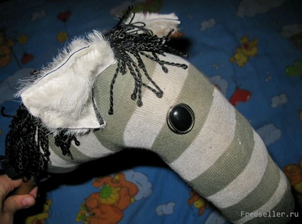 Лошадка на палке своими руками