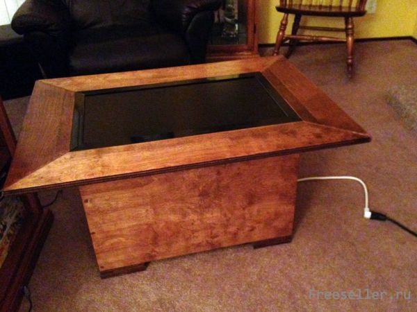 Самодельный жидкокристаллический кофейный столик