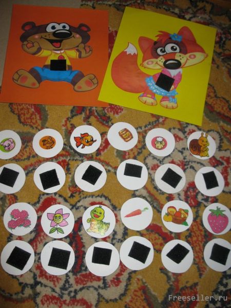 Развивающая игрушка для детей: <b>"Кто чем питается" своими руками