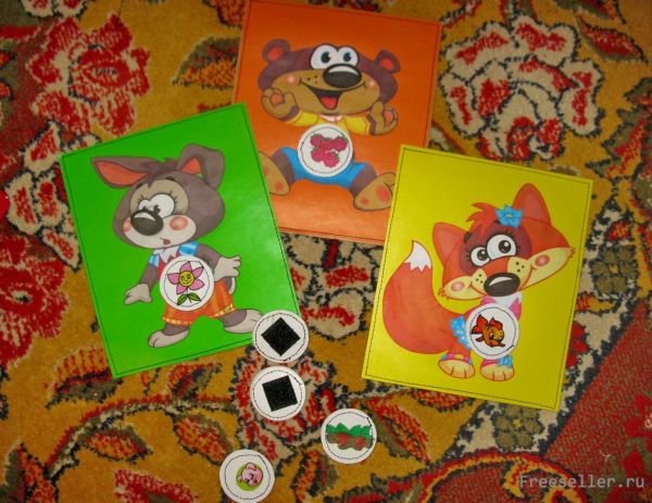 Развивающая игрушка для детей: <b>"Кто чем питается" своими руками