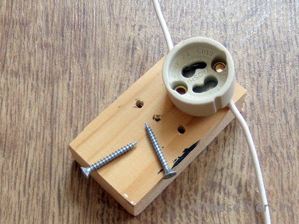 Процесс изготовления светильника из оловянной банки