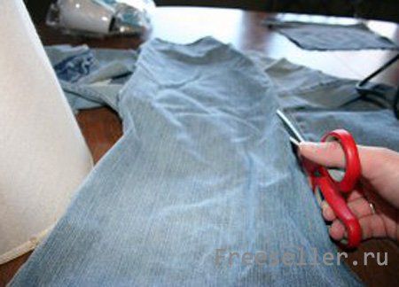 Что можно сделать из старых джинсов