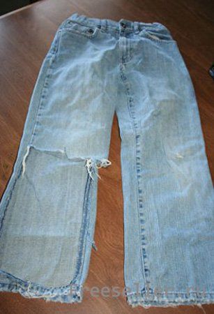 Что можно сделать из старых джинсов