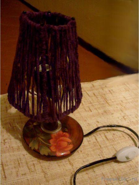 Как изготовить абажур из зонтика