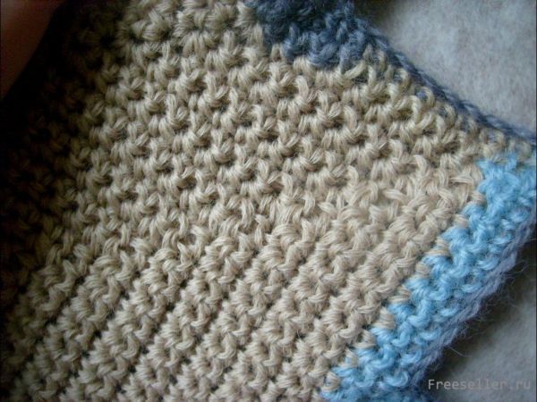 Вязание зубчатого шарфа своими руками