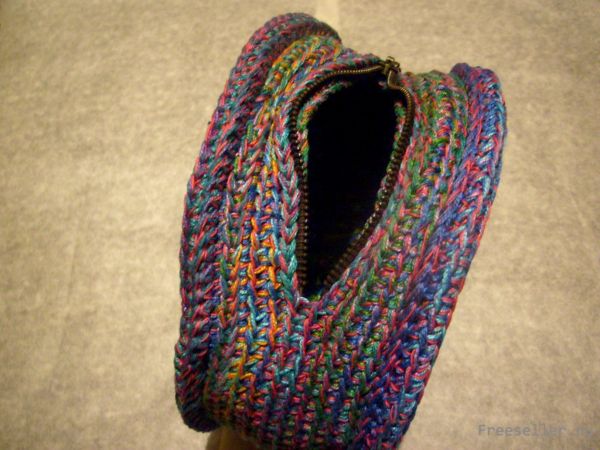 Вяжем пёструю шкатулку-сумочку