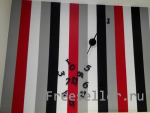 Необычные настенные часы своими руками