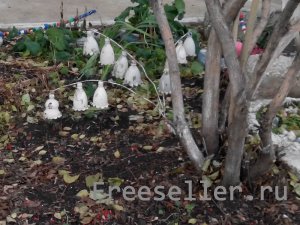 Цветы колокольчики из пластиковых бутылок