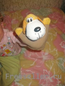 Кукла на руку из старой сувенирной игрушки