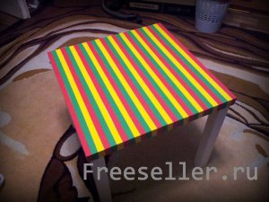 Новый вид придиваному столику из Икеи