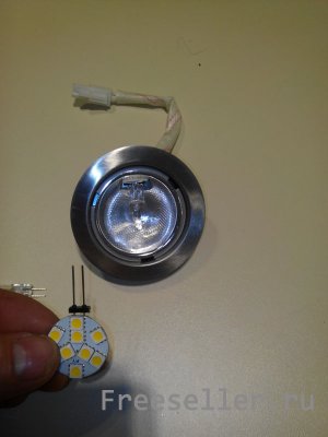 Ставим диодные лампочки в кухонную вытяжку