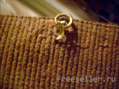Укрепляем край ковра леской своими руками