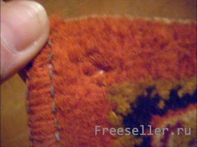 Укрепляем край ковра леской своими руками