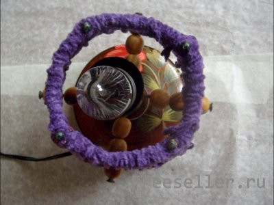 Оригинальная опора для абажура своими руками