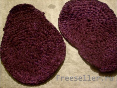 Вяжем внешние детали ридикюля