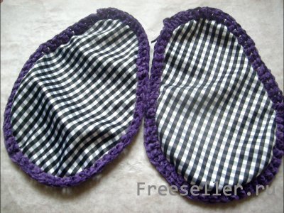 Кроим и обрабатываем подкладку. ридикюля