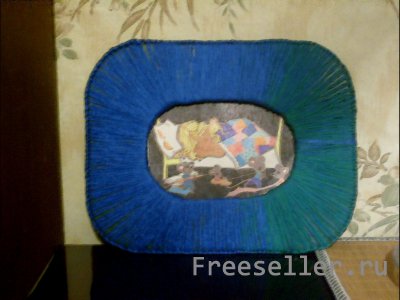 Фото-рамка из папки-скоросшивателя