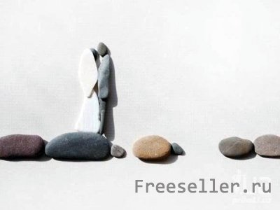 Картины из морских камешков