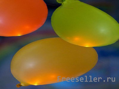 Светящиеся воздушные шарики своими руками