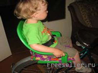 Самодельное детское велосипедное кресло