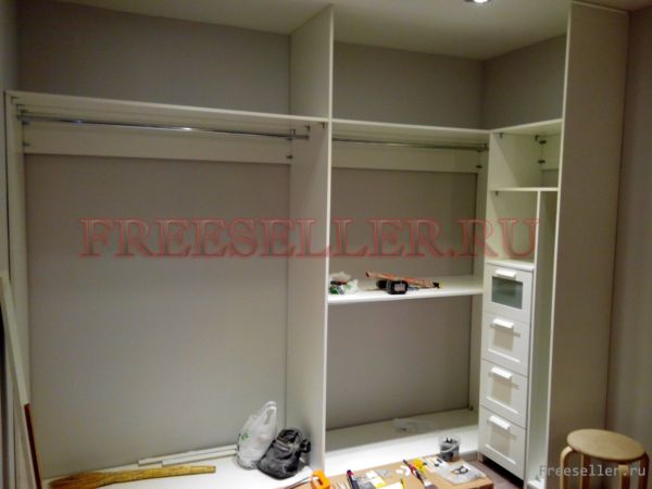 Изготовление и сборка гардеробной своими руками.