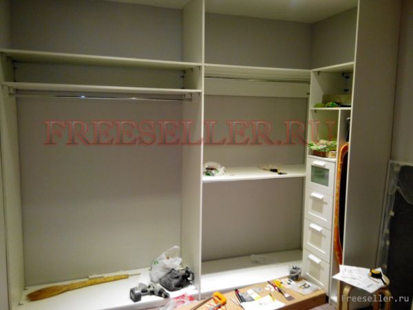 Изготовление и сборка гардеробной своими руками.