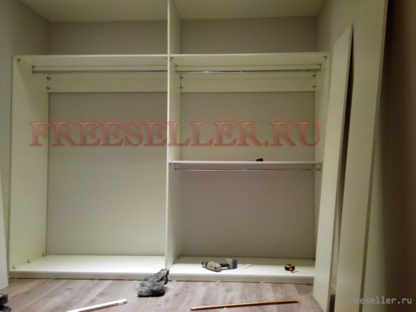 Изготовление и сборка гардеробной своими руками.