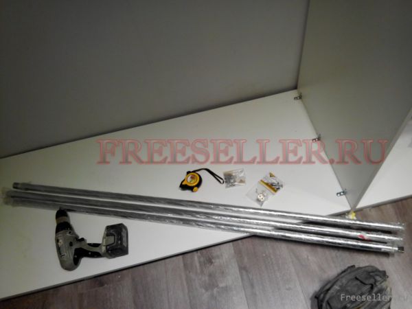 Изготовление и сборка гардеробной своими руками.