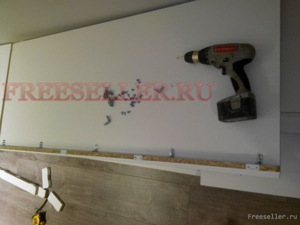 Изготовление и сборка гардеробной своими руками.