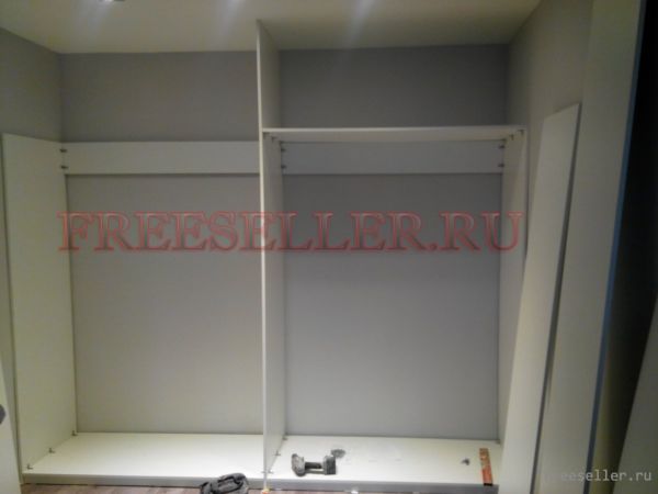 Изготовление и сборка гардеробной своими руками.