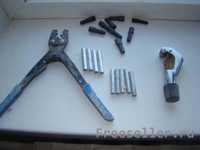 Медно луженные гильзы и инструмент для работы