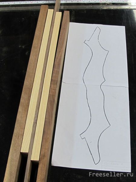 Лук из лыж своими руками - Изготовление рукоятки